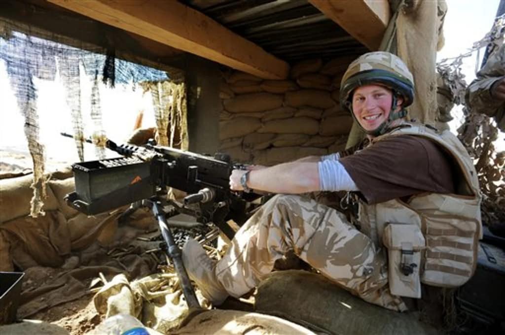 Prince Harry in Afghanistan. To read more, visit www.HelpVoV.com
