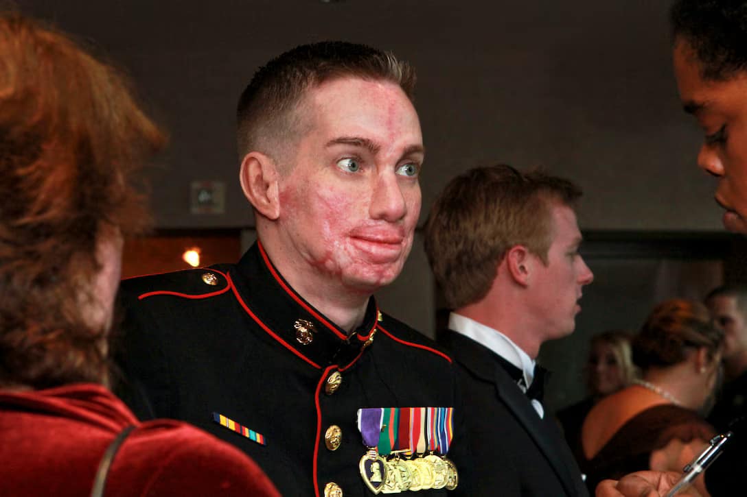 From Rogers and Fayetteville comes the modern story of Marine Cpl. Aaron Mankin, severely wounded by an IED in Iraq in 2005, who has become a powerful national advocate for wounded warriors.